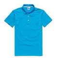 Fashion unisex short sleeve polo with pocket